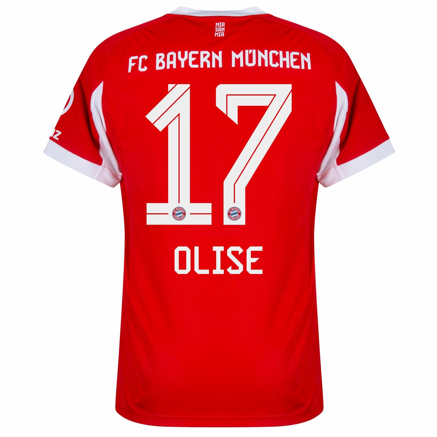 Bayern Munich Home Olise 17 Fan Jersey Shirt 2025-2026