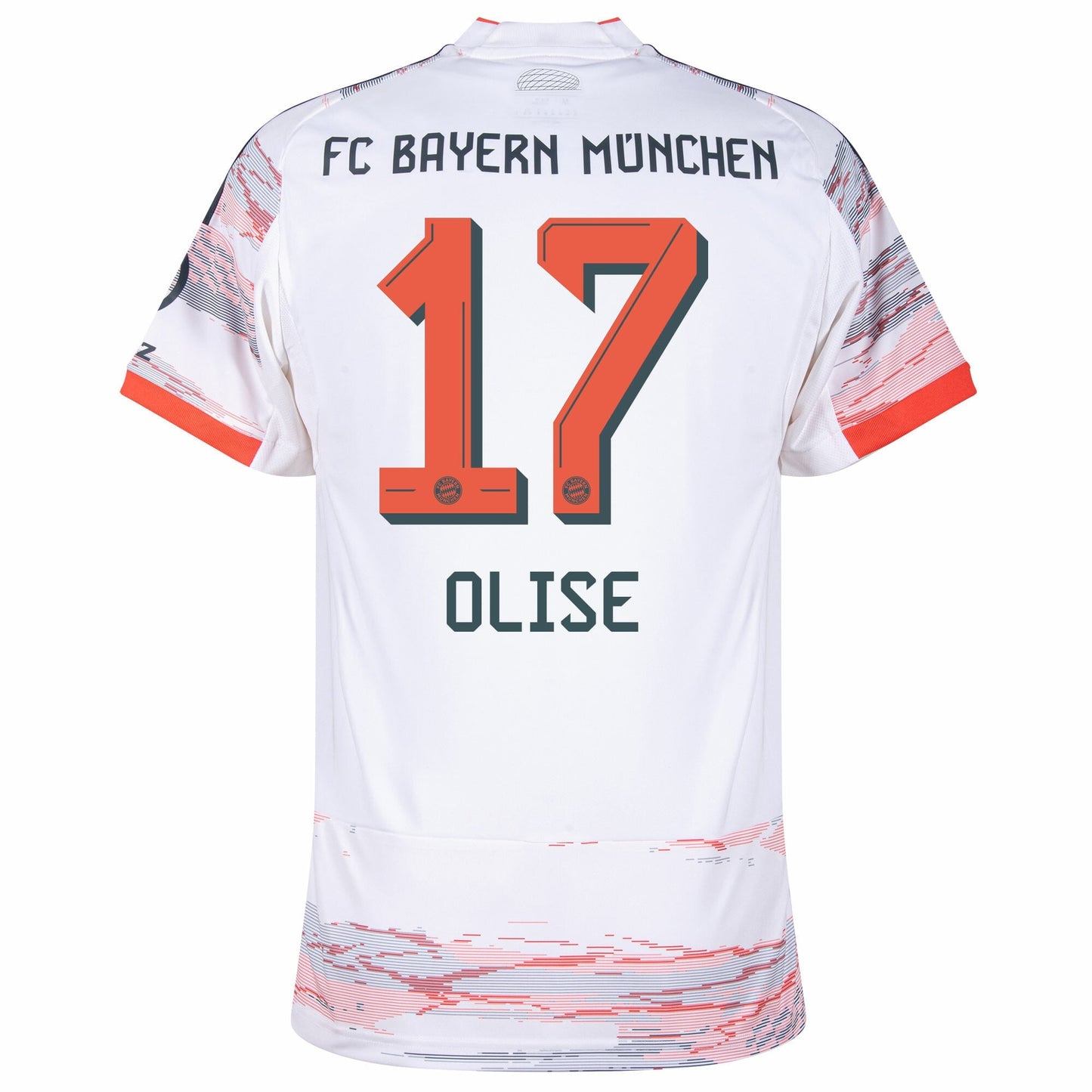 Bayern Munich Away Olise 17 Fan Jersey Shirt 2025-2026