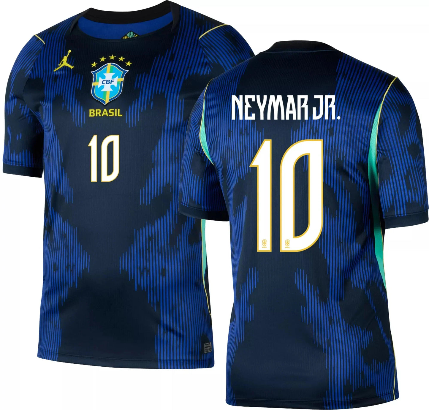 Brazil Away Blue - Neymar Jr. #10 Brasil Fan Version World Cup 2026