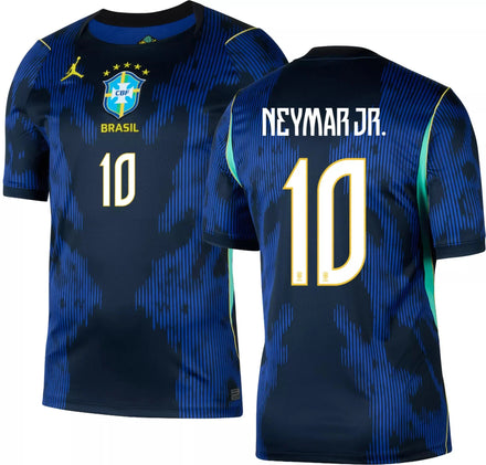 Brazil Away Blue - Neymar Jr. #10 Brasil Fan Version World Cup 2026