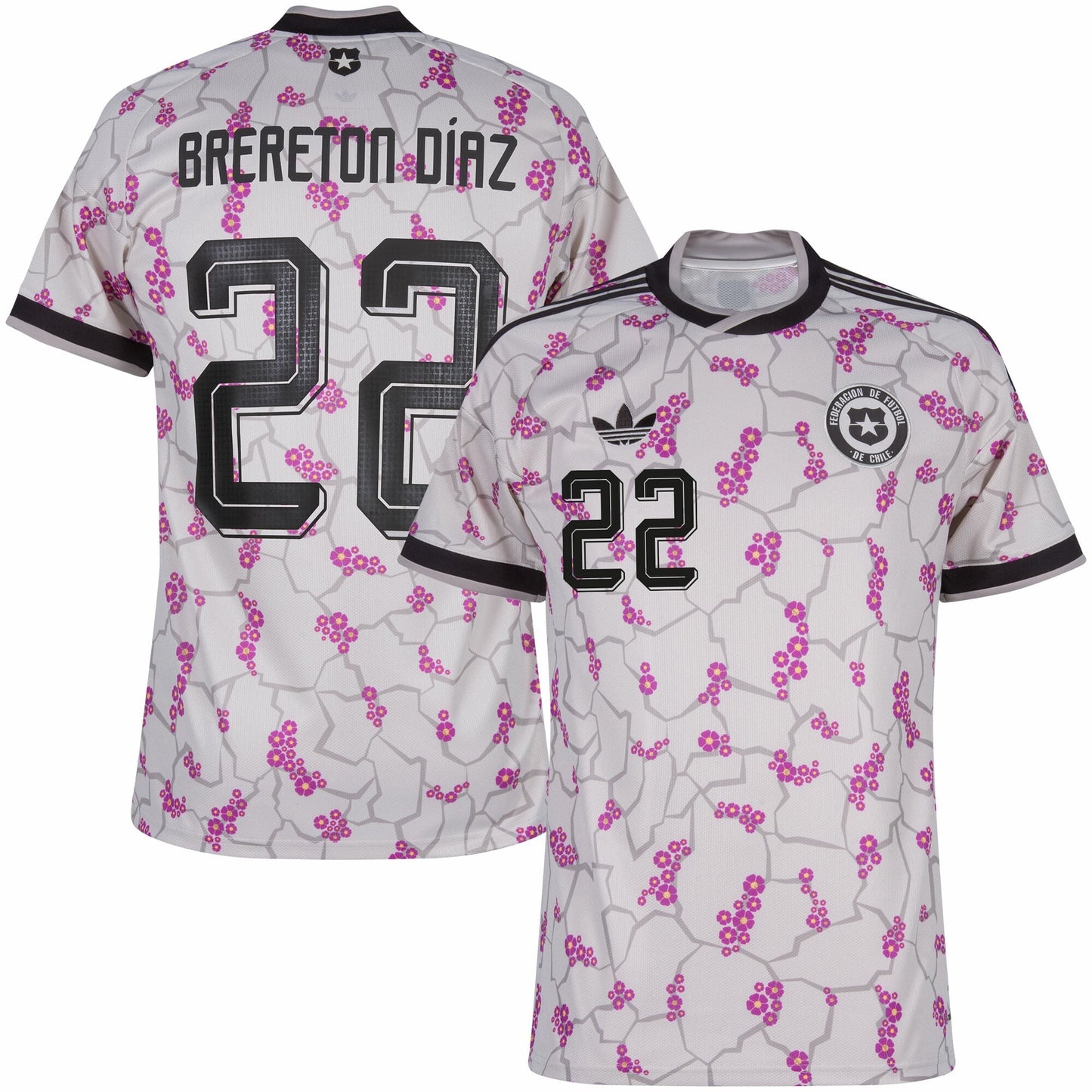 Chile Away Fan Jersey Brereton Diaz 22 Shirt 2026-2027
