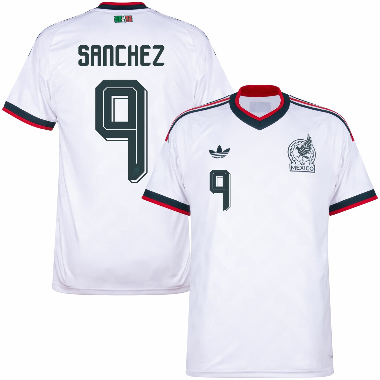 Mexico Away Fan Jersey Sanchez 9 Shirt 2026-2027