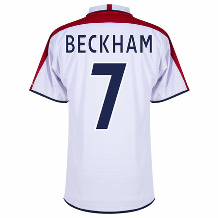England Retro Home Beckham 7 Shirt 2004-2005