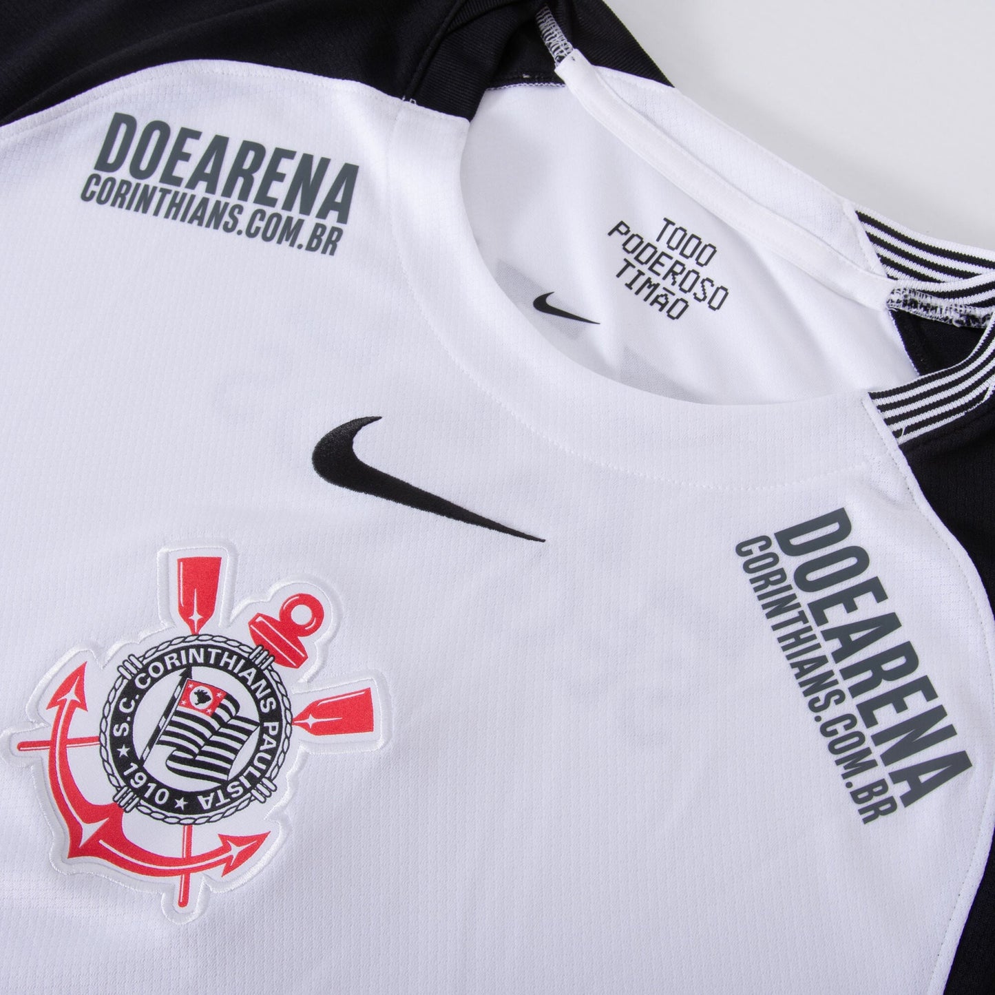 Corinthians Home Fan Jersey Yuri Alberto 9 Shirt incl. Sponsor Set 2025-2026