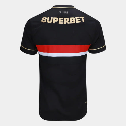 Jersey Sao Paulo Tricolor Third 25/26 - Preta - Fan version