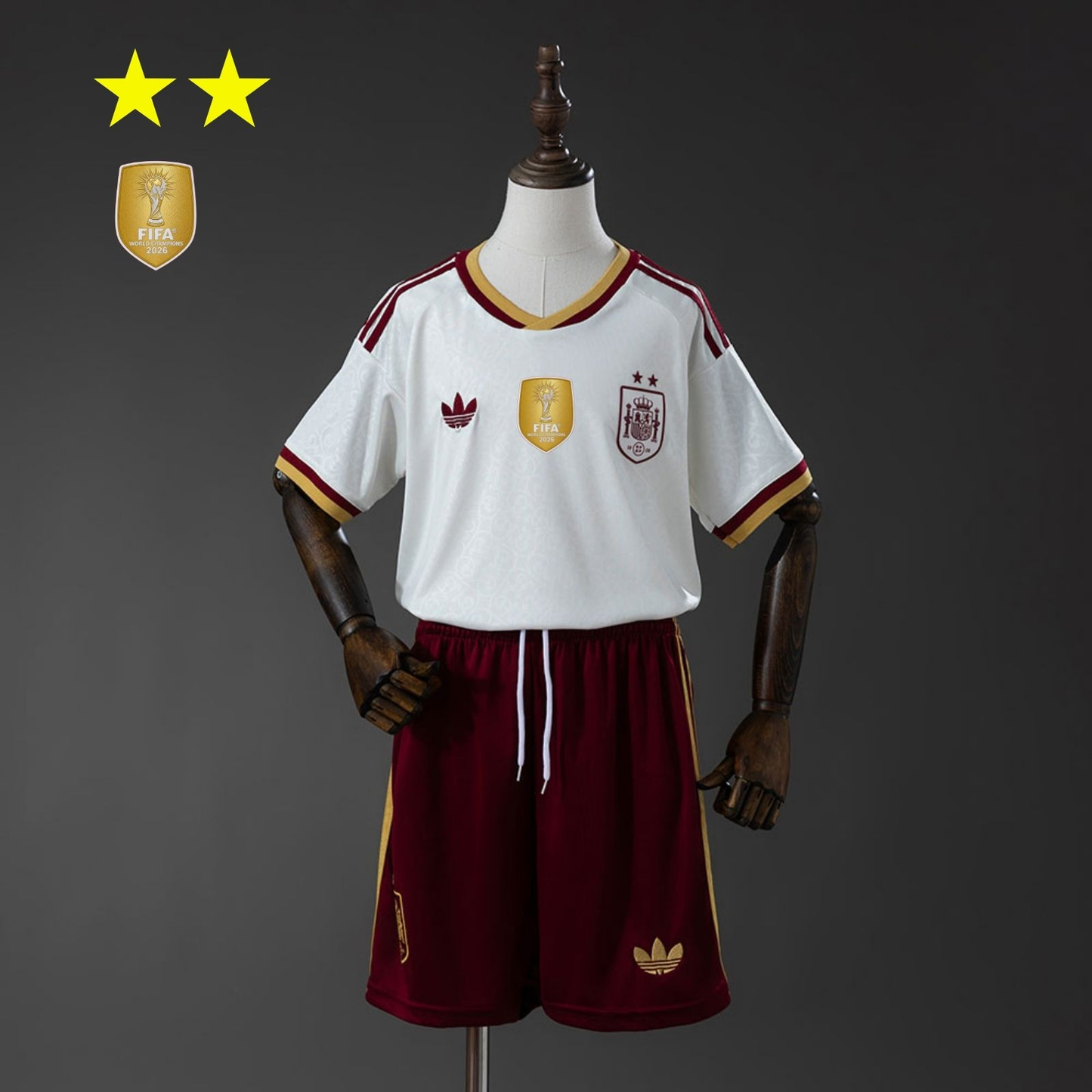 Kids Spain Away kit 2S 2026 Jersey Champion