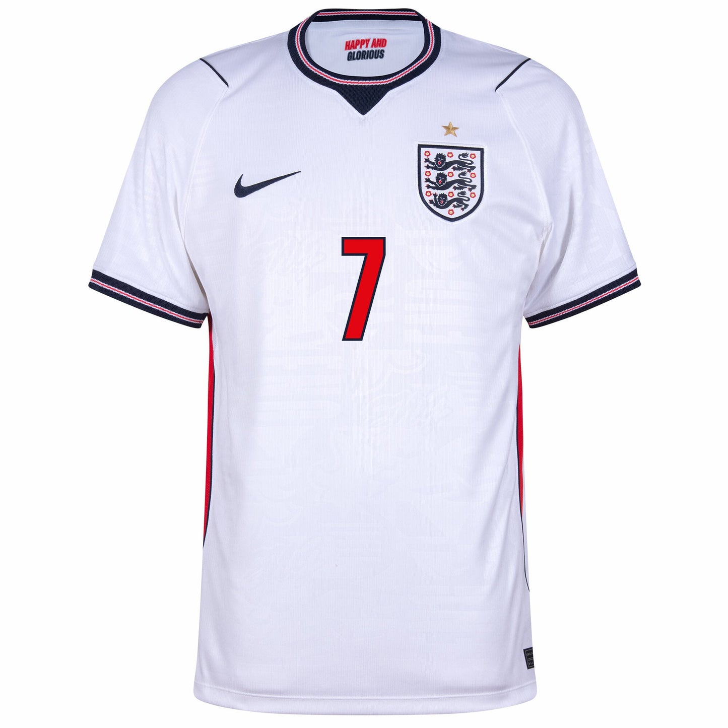 England Home Fan Jersey Saka 7 Shirt 2026-2027