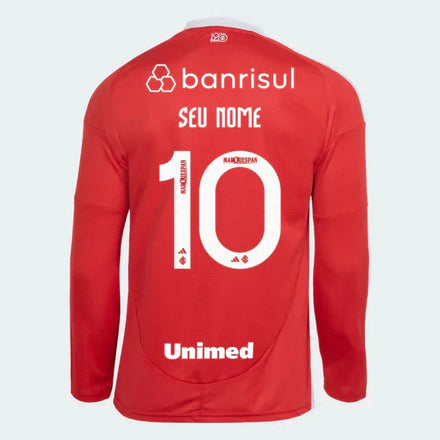 SC Internacional Home 2025 - Long Sleeve SPONSOR