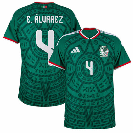 Mexico Player Version Home E. Álvarez 4 Shirt 2026-2027
