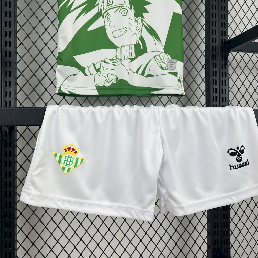 Real Betis 2025/26 x Limited-edition Naruto Kids Kit