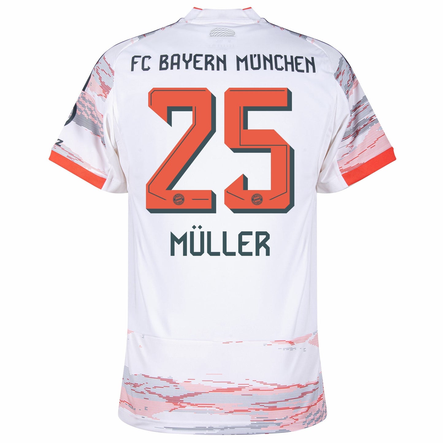 Bayern Munich Away Müller 25 Fan Jersey Shirt 2025-2026