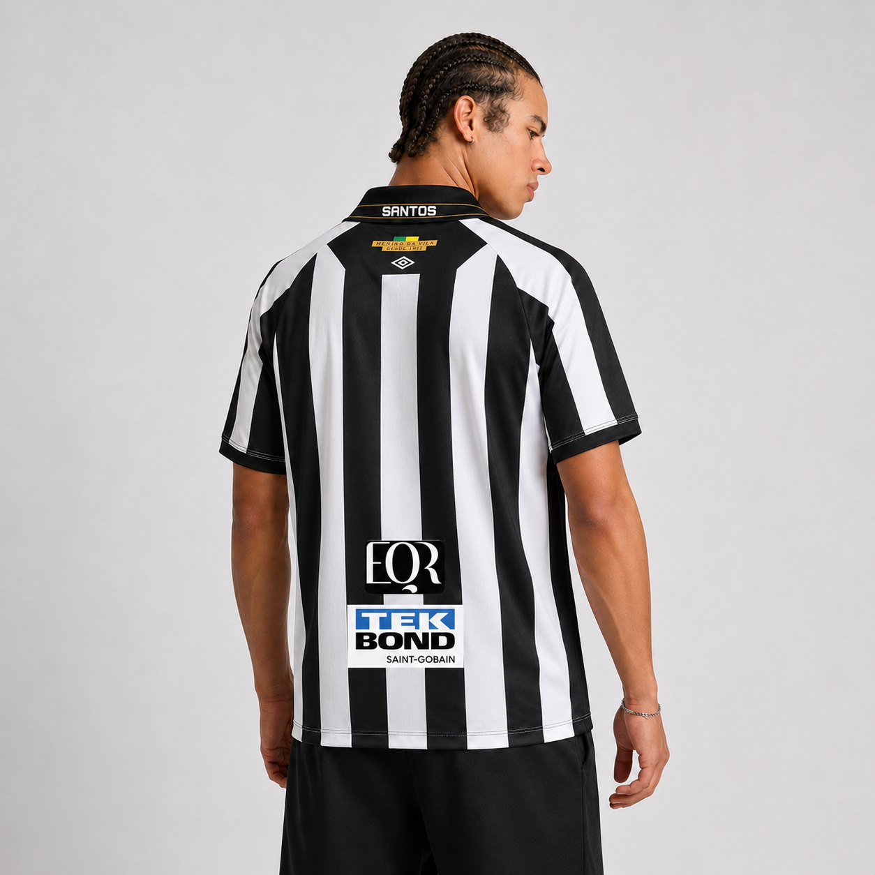 Santos 2027 Home Fan Version com patrocinios
