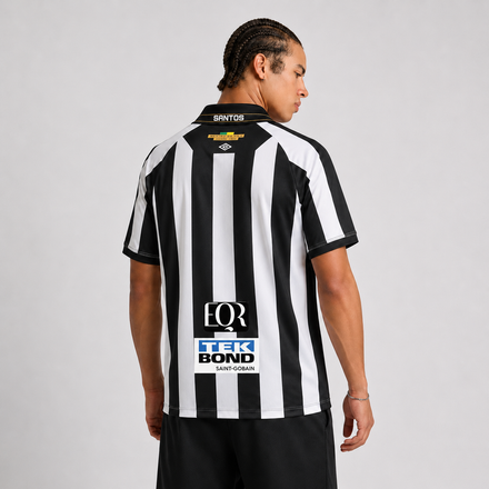 Santos 2027 Home Fan Version com patrocinios