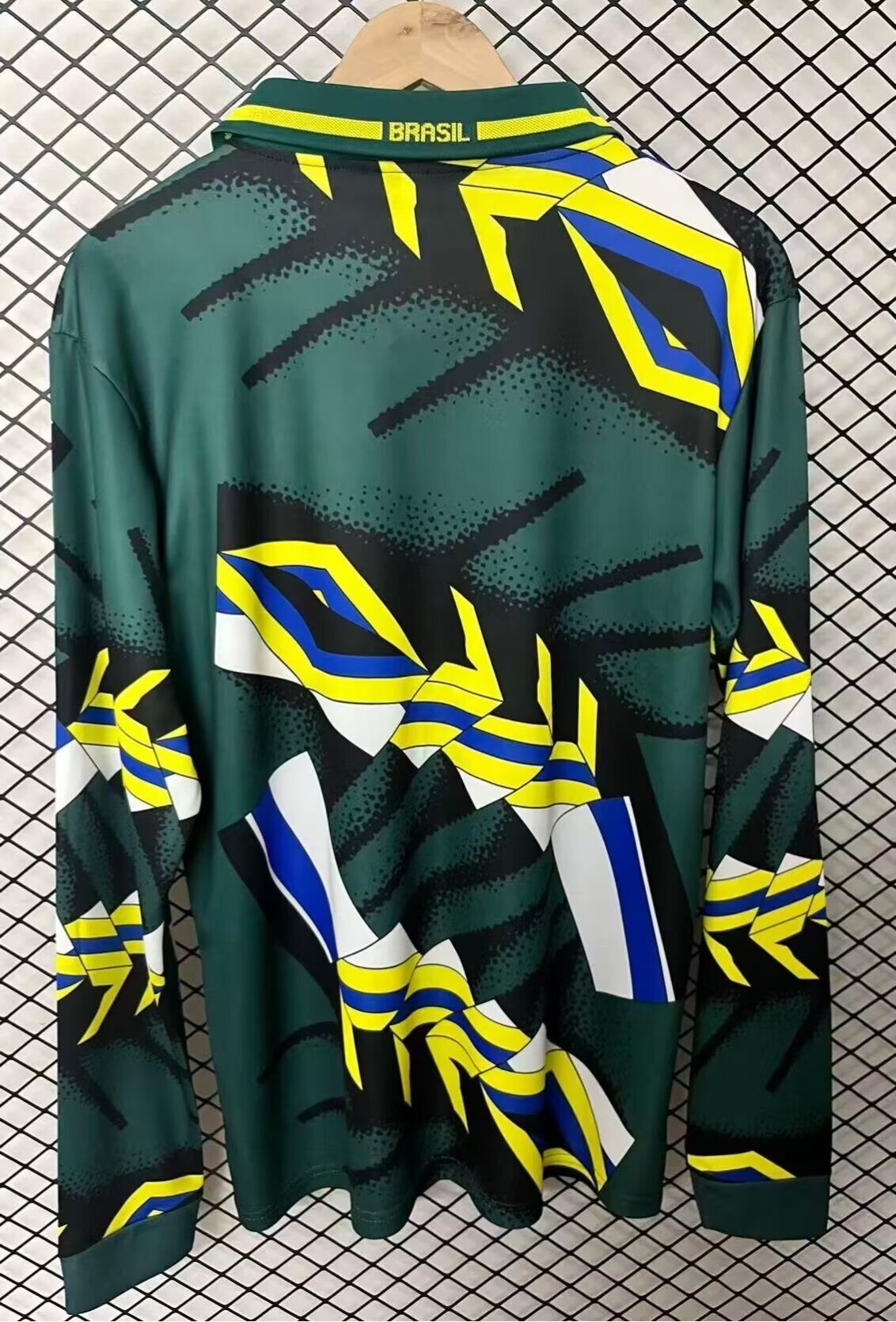 Brazil 1994 GK Long Sleeve Retro Taffarel #1 Brasil