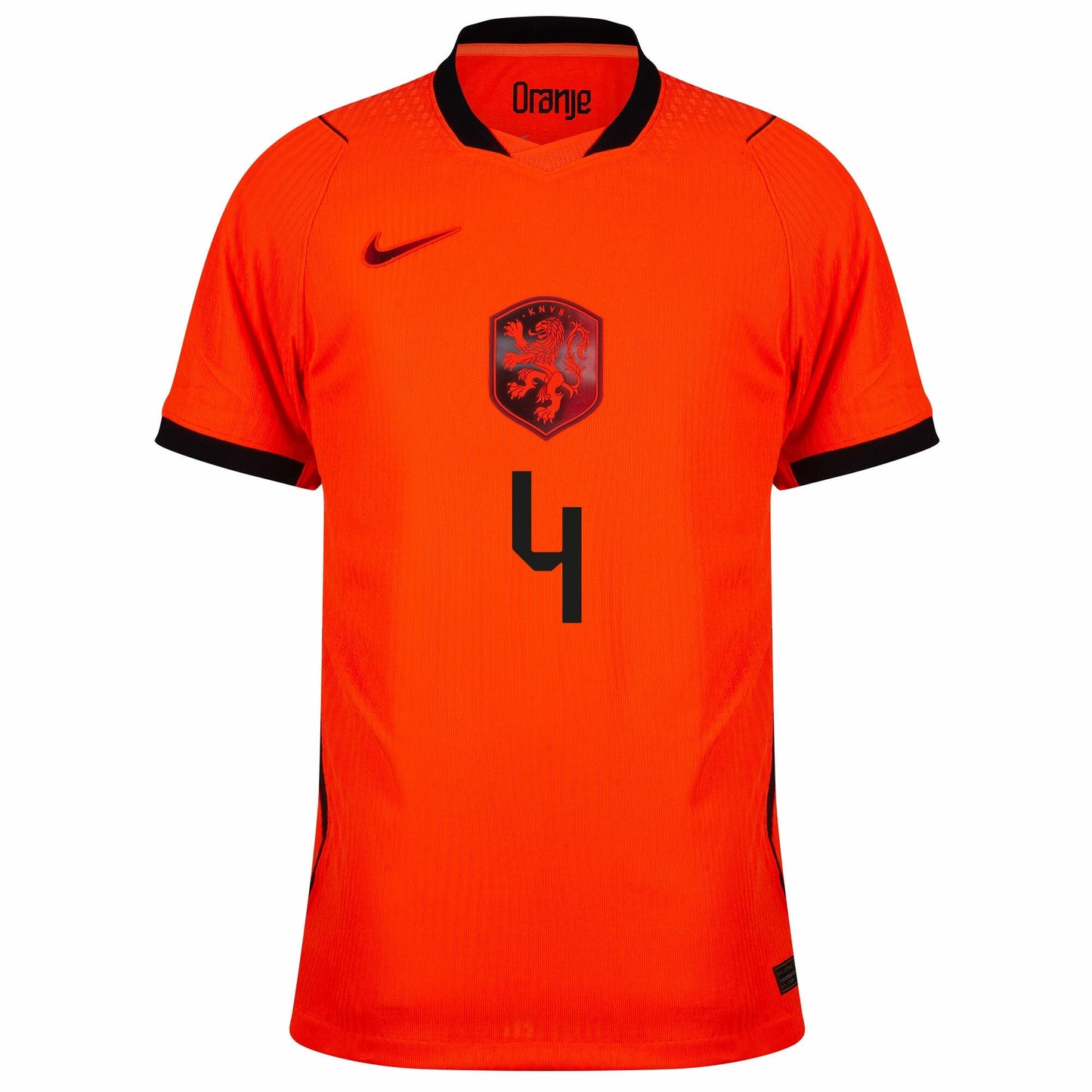 Holland Aero-Fit Match Home Fan Jersey Virgil 4 Shirt 2026-2027
