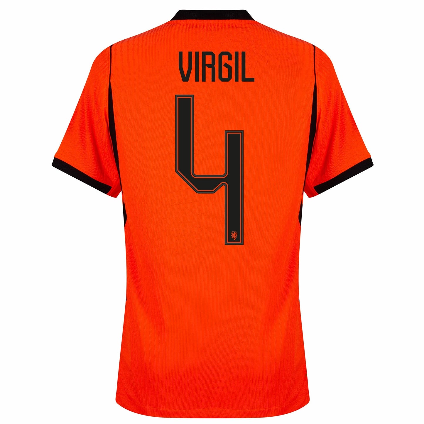 Holland Aero-Fit Match Home Fan Jersey Virgil 4 Shirt 2026-2027