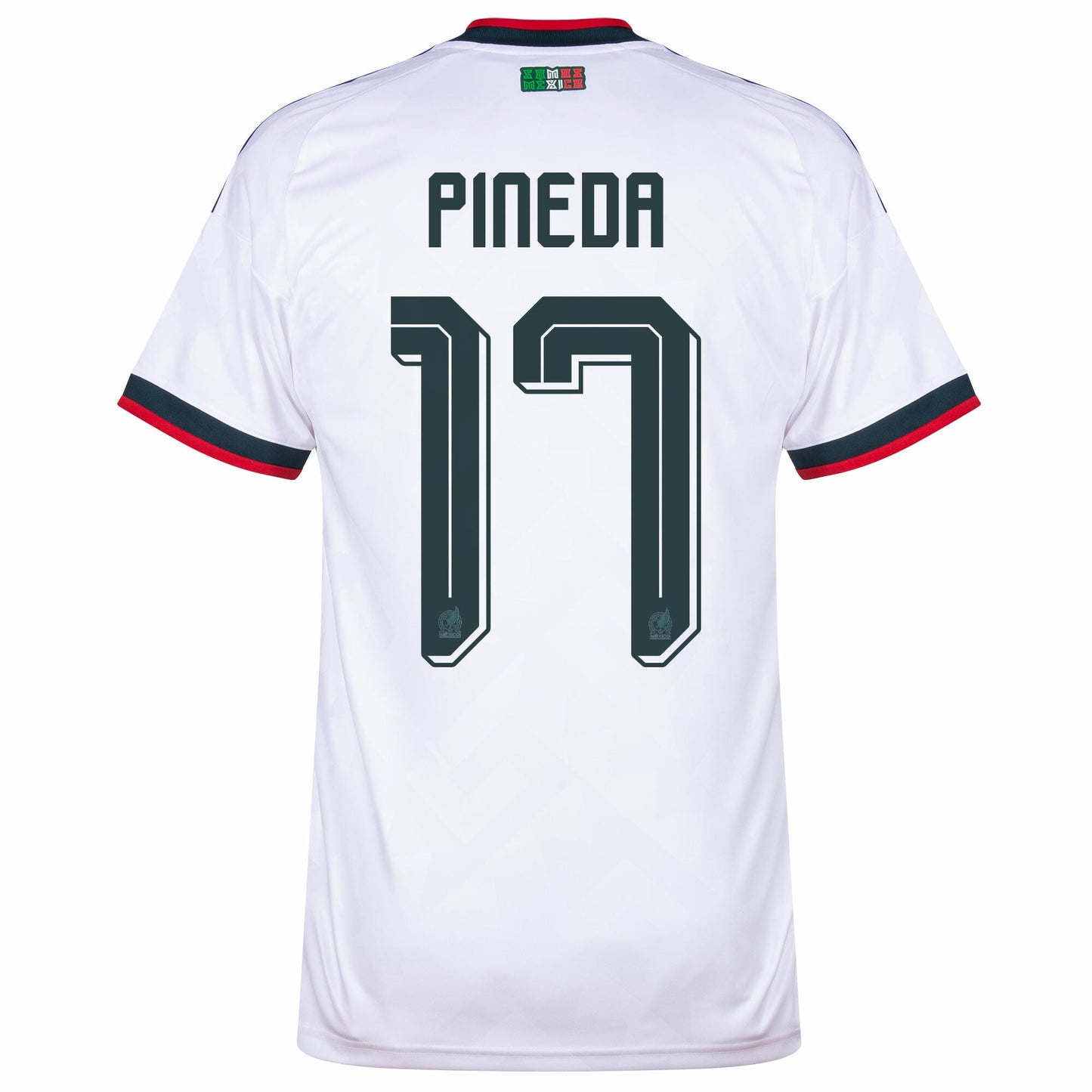 Mexico Away Fan Jersey Pineda 17 Shirt 2026-2027