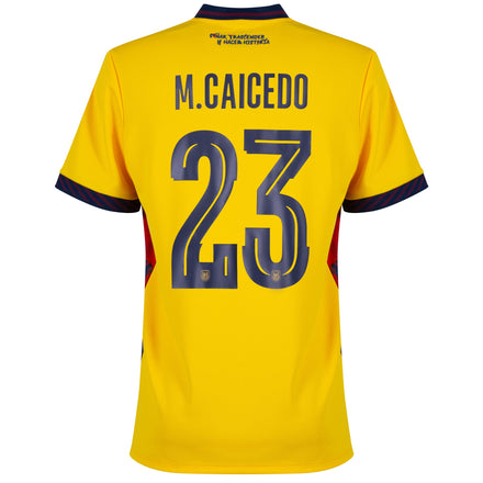 Ecuador Home M.CAICEDO 23 Fan Jersey Shirt 2026-2027