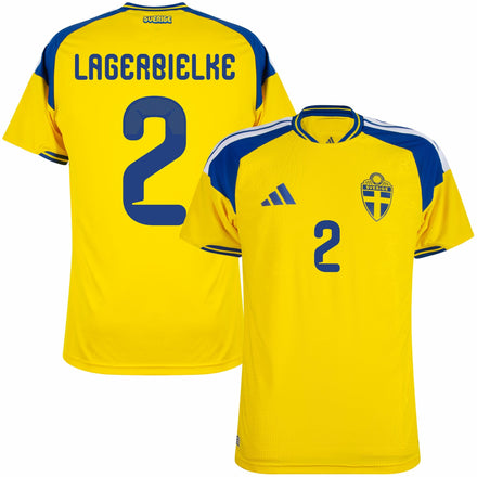 Sweden Home Lagerbielke 2 Fan Jersey 2026-2027