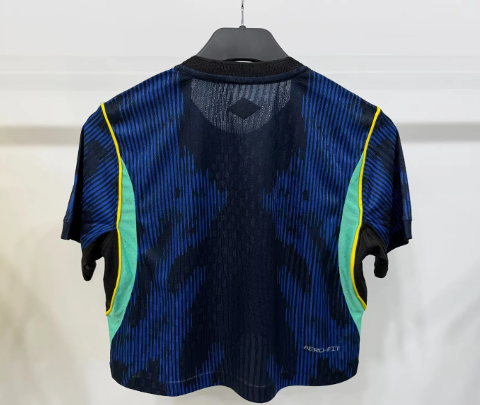 Cropped Brazil Women Away 2025 - Fan Version Brasil