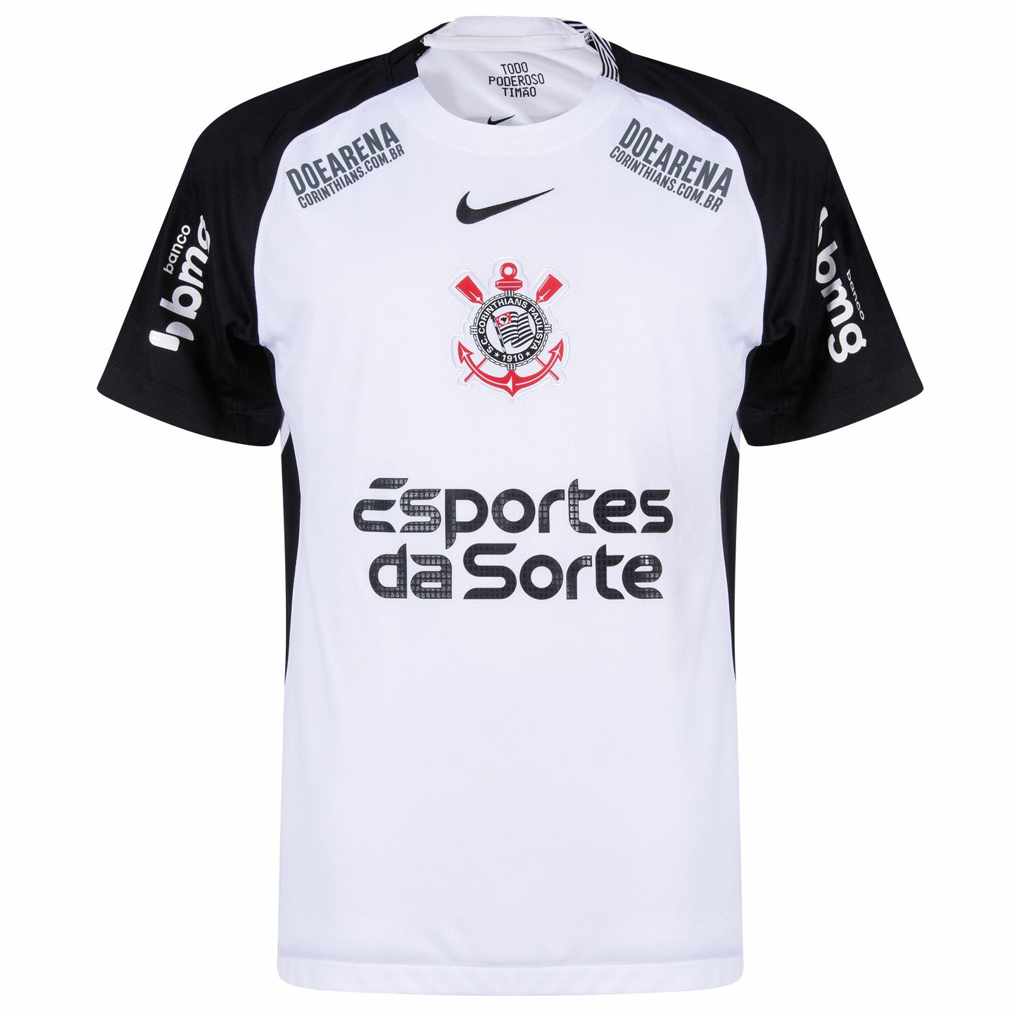 Corinthians Home Fan Jersey Yuri Alberto 9 Shirt incl. Sponsor Set 2025-2026
