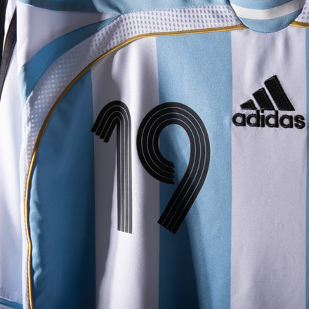 Argentina Home Messi 19 Shirt 2006 (Reissue) incl. FIFA World Cup 2006 Patch