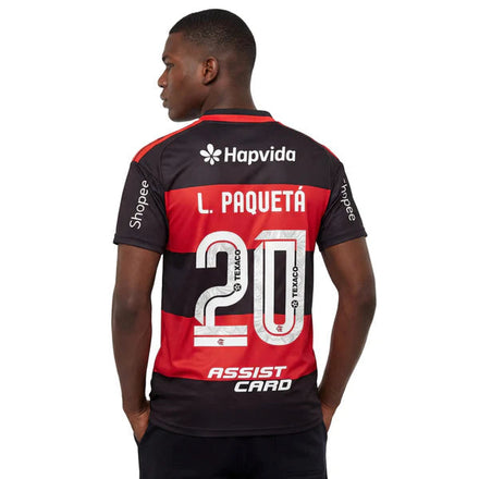 Flamengo Home Lucas Paqueta 20 Fan Jersey 2026/27 All Sponsors