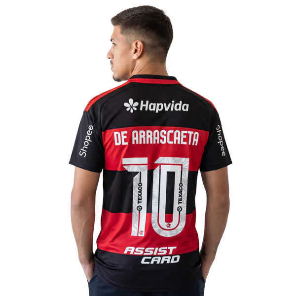 Flamengo Home De Arrascaeta 10 Fan Jersey 2026/27 All Sponsors