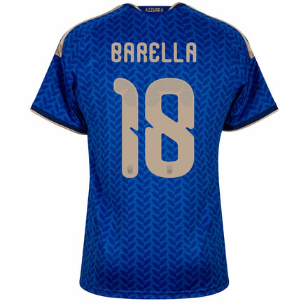 Italy Home Fan Jersey Barella 18 Shirt 2026-2027