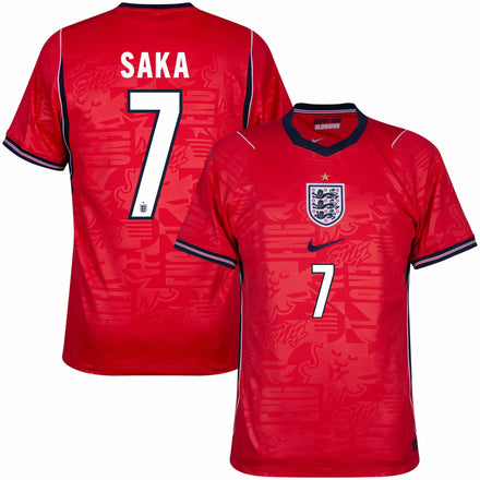 England Away Fan Jersey Saka 7 Shirt 2026-2027