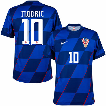 Croatia Away Modrić 10 Fan Jersey Shirt 2024-2025