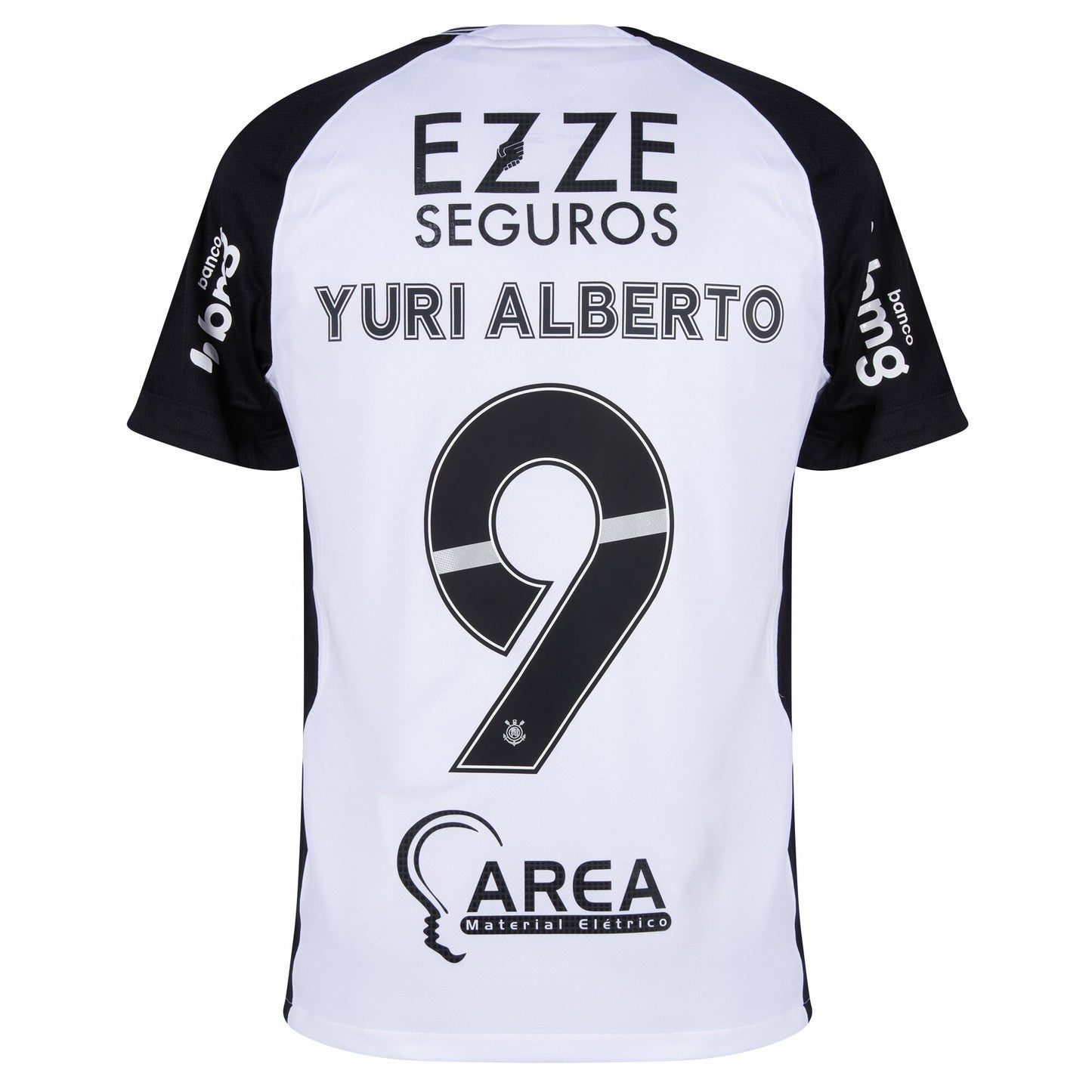 Corinthians Home Fan Jersey Yuri Alberto 9 Shirt incl. Sponsor Set 2025-2026
