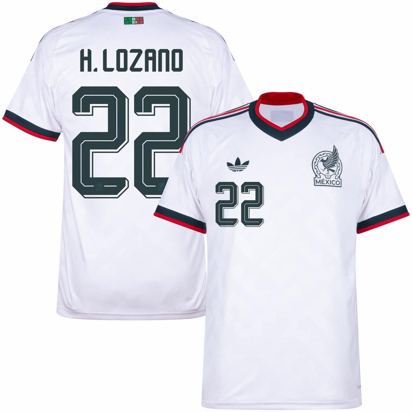Mexico Away Fan Jersey H.Lozano 22 Shirt 2026-2027