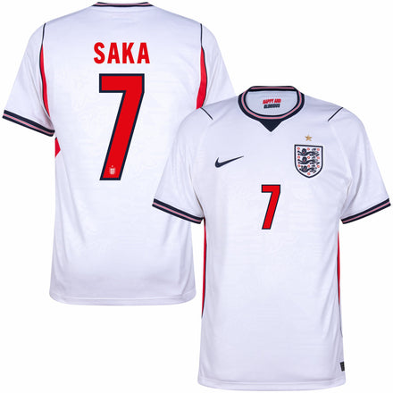 England Home Fan Jersey Saka 7 Shirt 2026-2027