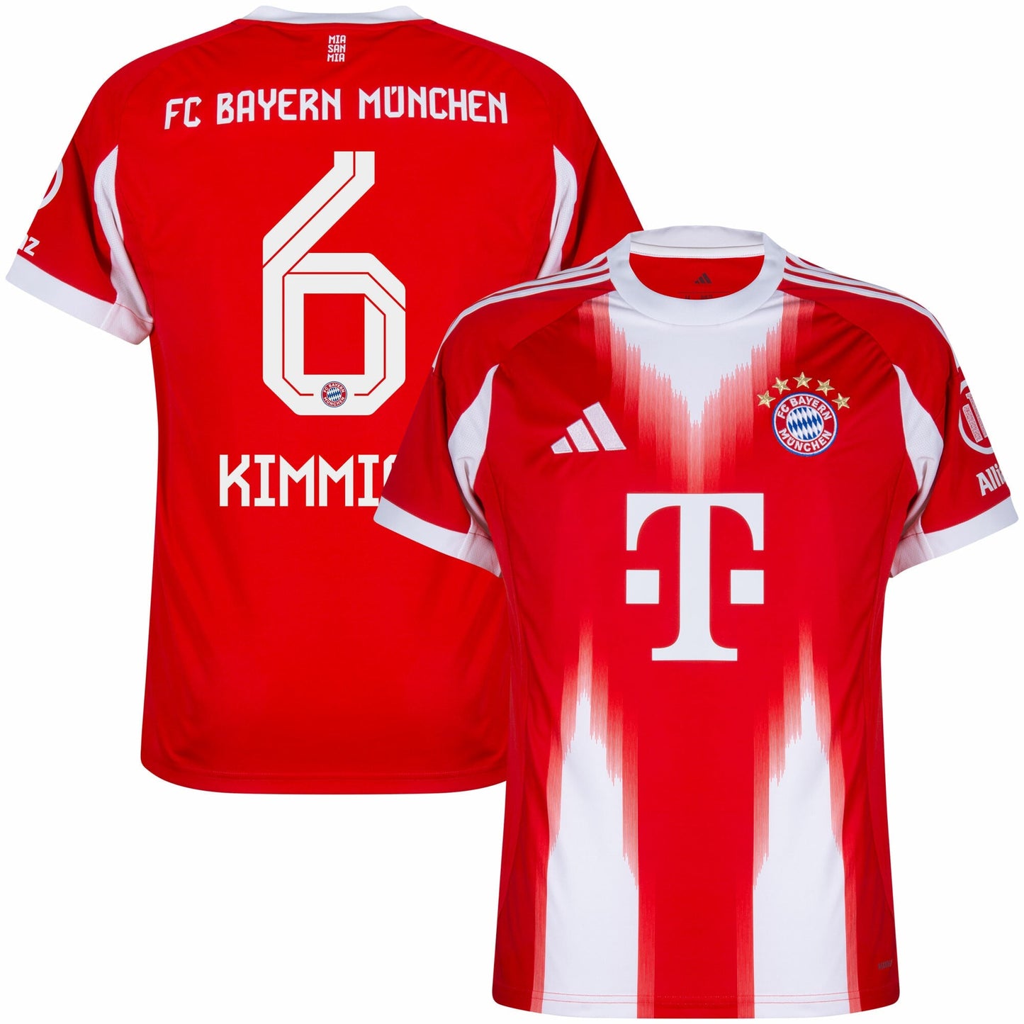 Bayern Munich Home Kimmich 6 Fan Jersey Shirt 2025-2026
