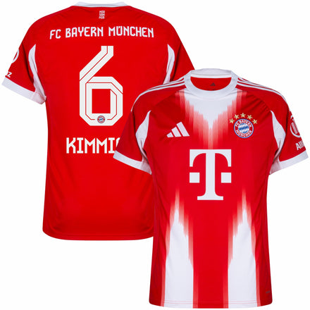 Bayern Munich Home Kimmich 6 Fan Jersey Shirt 2025-2026