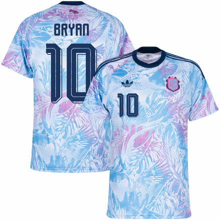 Costa Rica Away Fan Jersey Bryan 10 Shirt 2026-2027