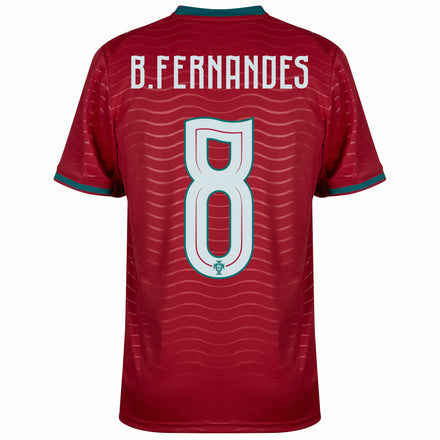 Portugal Bruno Fernandes 8 Home Fan Jersey 2026 World Cup