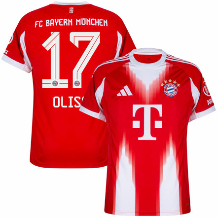 Bayern Munich Home Olise 17 Fan Jersey Shirt 2025-2026