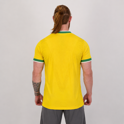 Flamengo Brasil Adidas 2026 - Amarelo+Verde Player [Slim Fit]