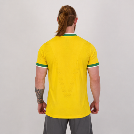 Flamengo Brasil Adidas 2026 - Amarelo+Verde Player [Slim Fit]