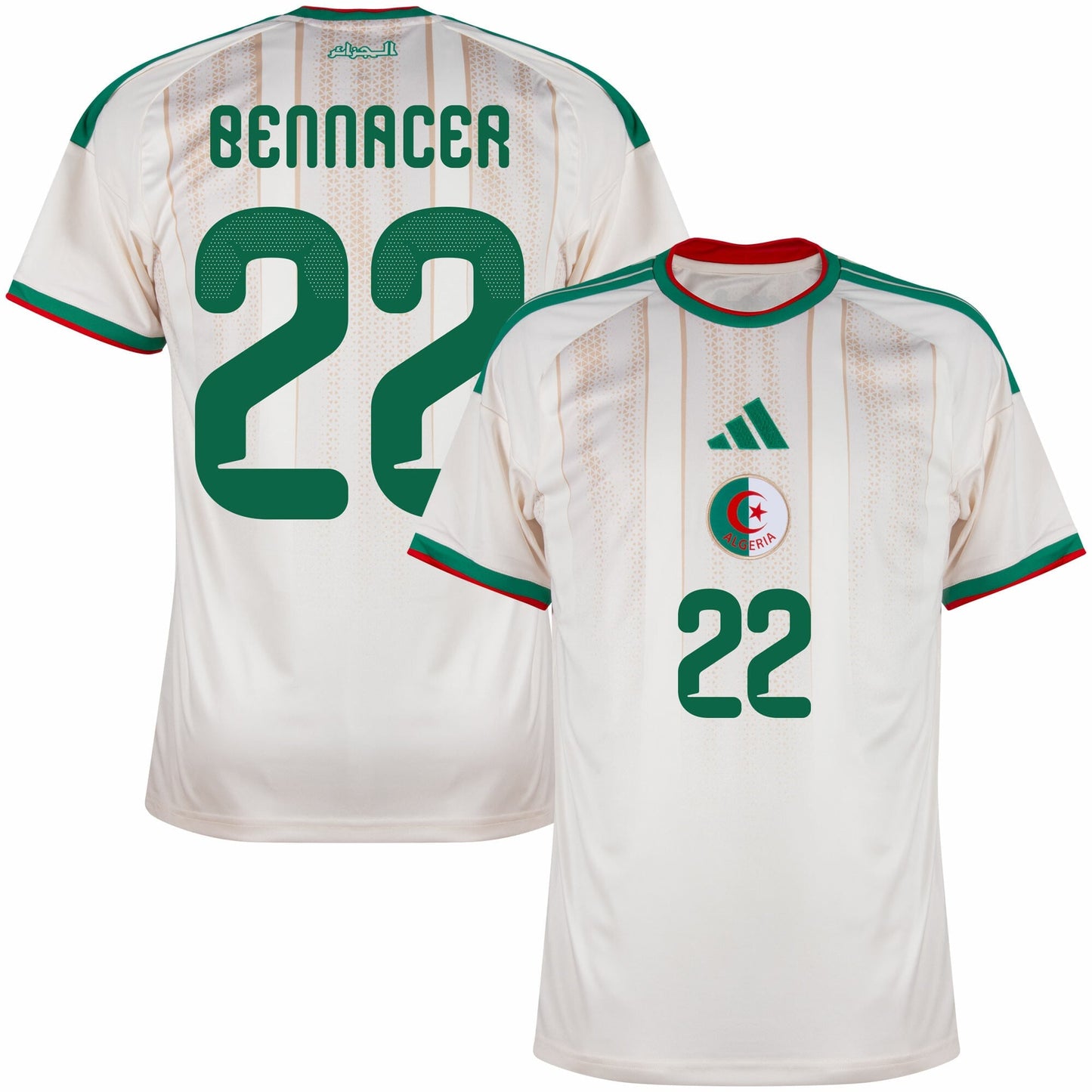Algeria Home Fan Jersey Bennacer 22 Shirt 2026-2027