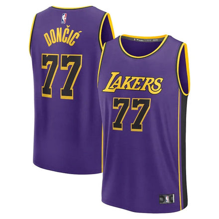 Luka Dončić Los Angeles Lakers Nike Unisex Swingman Jersey – Icon Edition – Purple