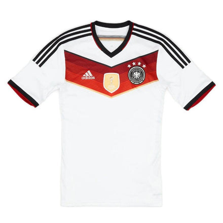 Germany Retro Home 2014 Fan Jersey Patch Winner World Cup Brazil 2014