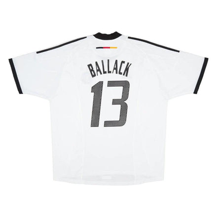 Germany Ballack Retro Home 2002/03 Fan Jersey