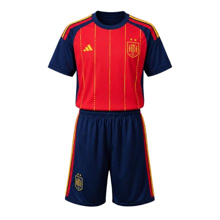 Kids Kit Spain Home World Cup 2026