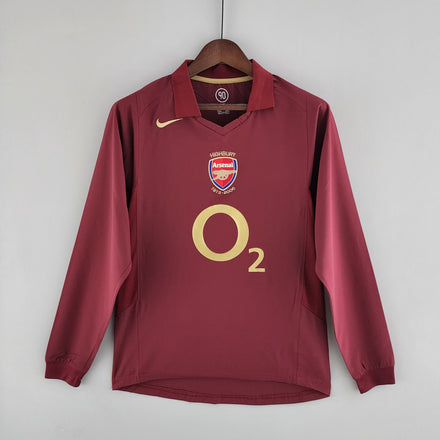 Jersey Longsleeve Arsenal 05/06 Bordo