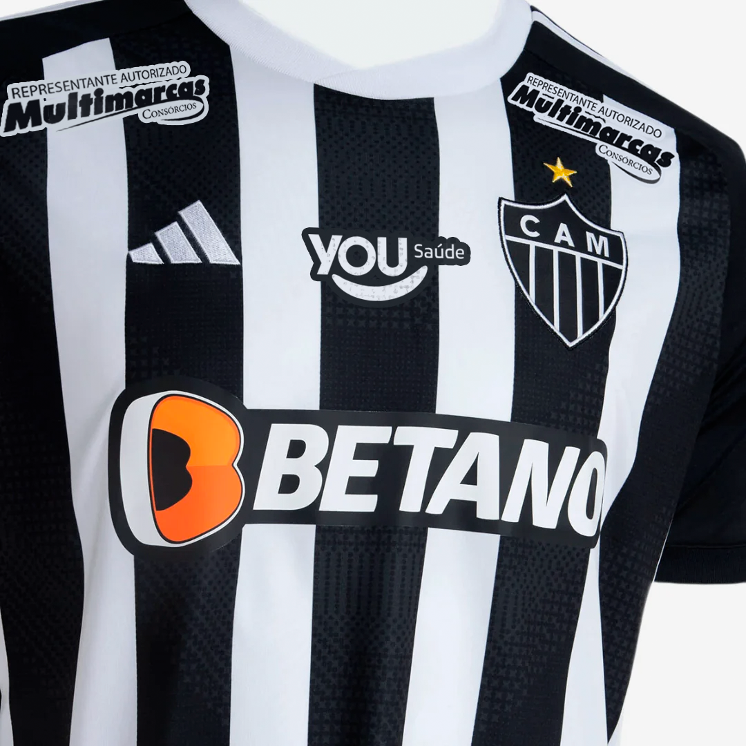 Jersey Atlético Mineiro 2024/25 I with Sponsors