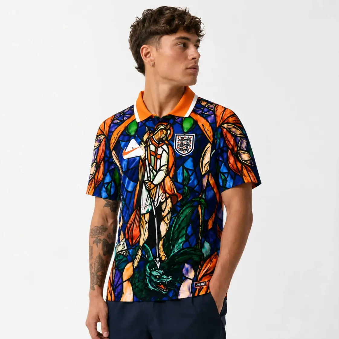 England x Palace 2026 Pro Football Pewter Grey