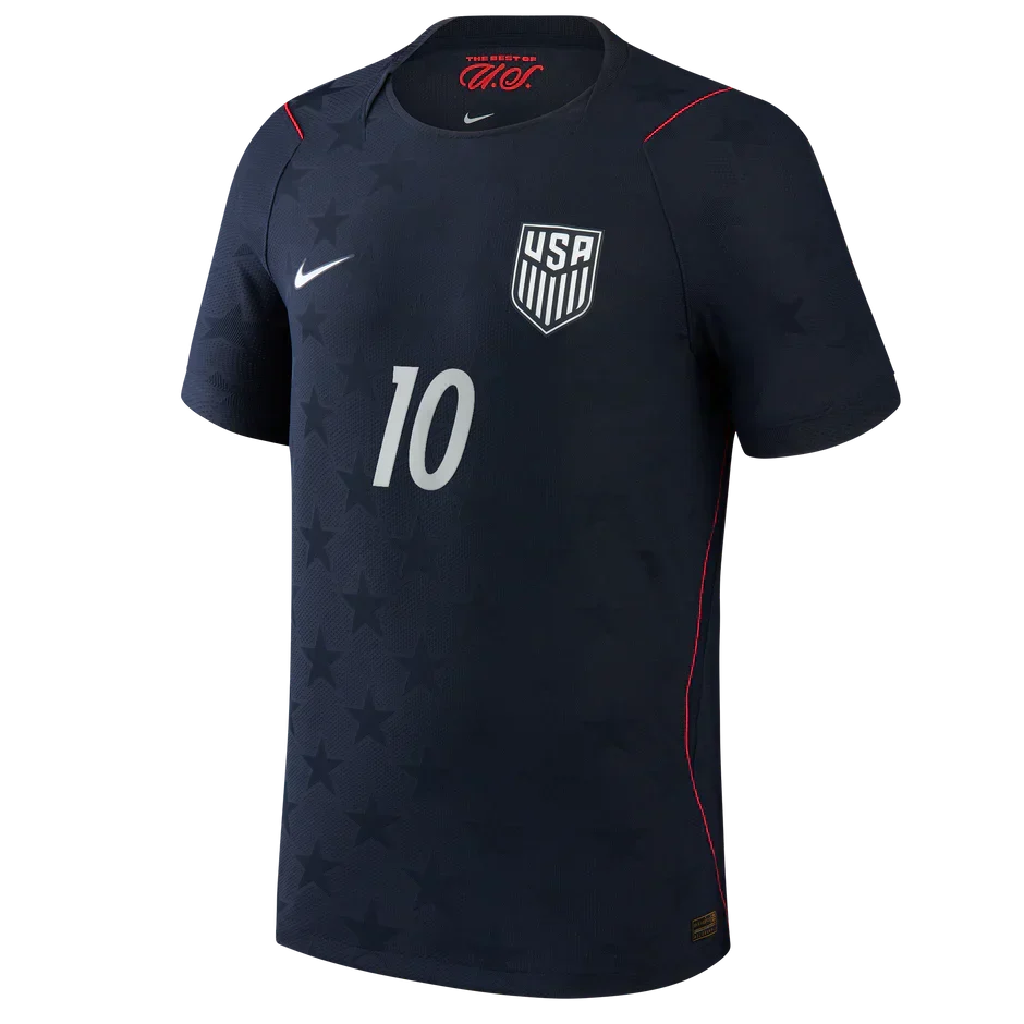 Pulisic #10 USA 2026 Away Jersey Blue - Fan Version